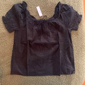 JCREW PEASANT TOP